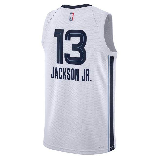 Jaren Jackson Jr. 13 Memphis Grizzlies Unisex Swingman Jersey - Association Edition - White - Image 3