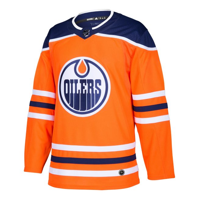 Edmonton Oilers Home Authentic Blank Jersey - Orange - Image 2