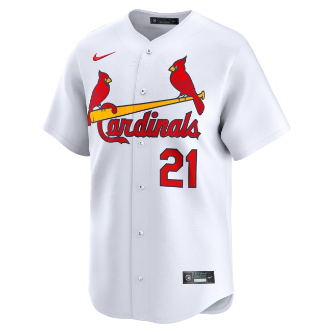 Lars Nootbaar St. Louis Cardinals Home Limited Player Jersey - White - Image 2