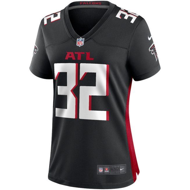 Jamal Anderson 32 Atlanta Falcons Women Retired Game Jersey - Black - Image 2