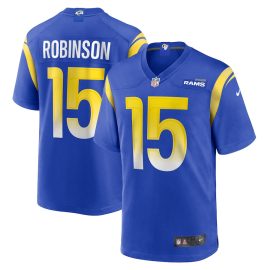 Demarcus Robinson 15 Los Angeles Rams Men Game Jersey - Royal