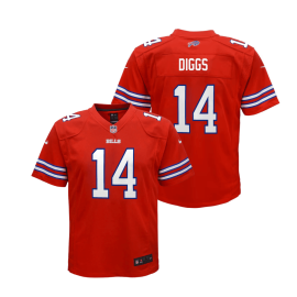 Stefon Diggs 14 Buffalo Bills YOUTH Alternate Game Jersey - Red