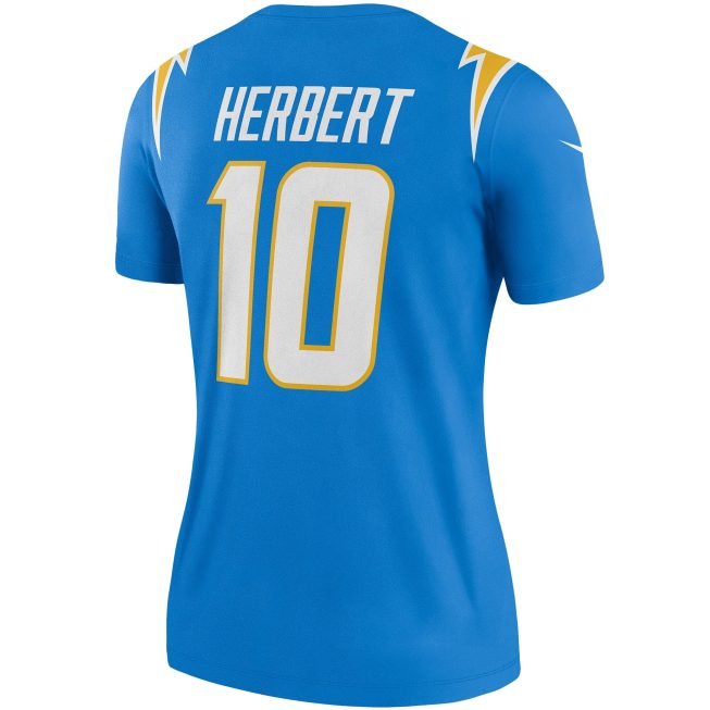 Justin Herbert Los Angeles Chargers Women's Legend Jersey - Powder Blue - Image 3
