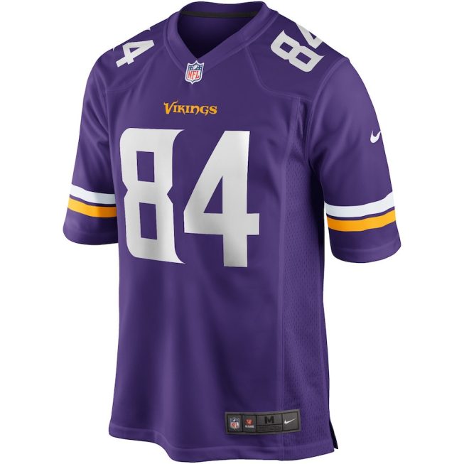 Randy Moss 84 Minnesota Vikings Men Game Retired Jersey - Purple - Image 2