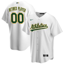 Oakland Athletics Home Pick-A-Player Retired Roster Replica Jersey - White