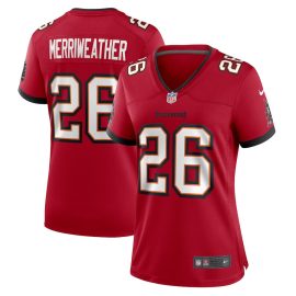 Kaevon Merriweather 26 Tampa Bay Buccaneers Women Game Jersey - Red