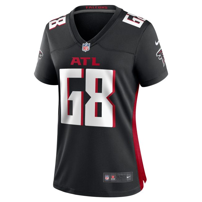 Kyle Hinton Atlanta Falcons Women's Team Game Jersey - Black - Image 2