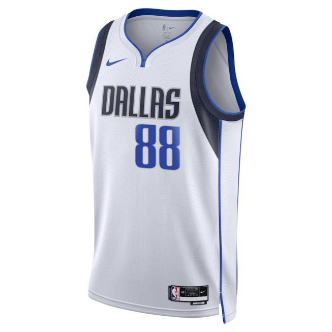 Markieff Morris 88 Dallas Mavericks 2024 FINALS PATCH Swingman Jersey - Association Edition - White - Image 3