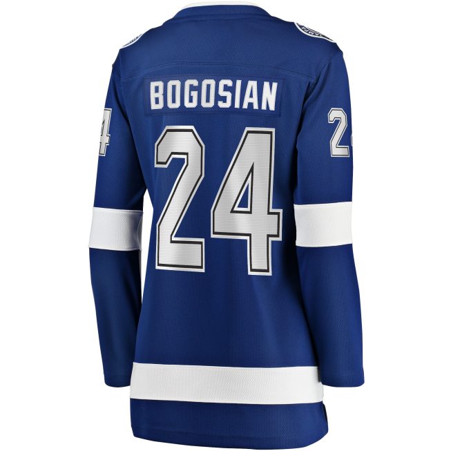 Zach Bogosian Tampa Bay Lightning Fanatics Women's Home Breakaway Player Jersey - Blue - Image 3