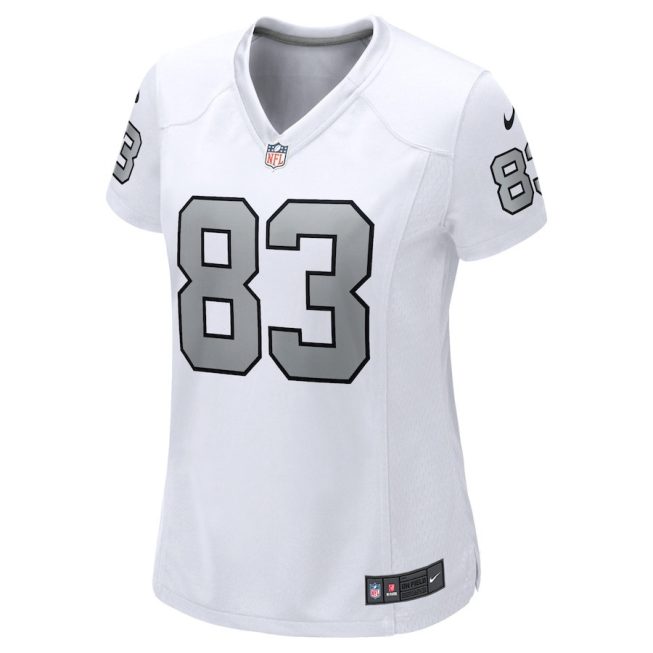 Darren Waller 83 Las Vegas Raiders Women Jersey - White - Image 2