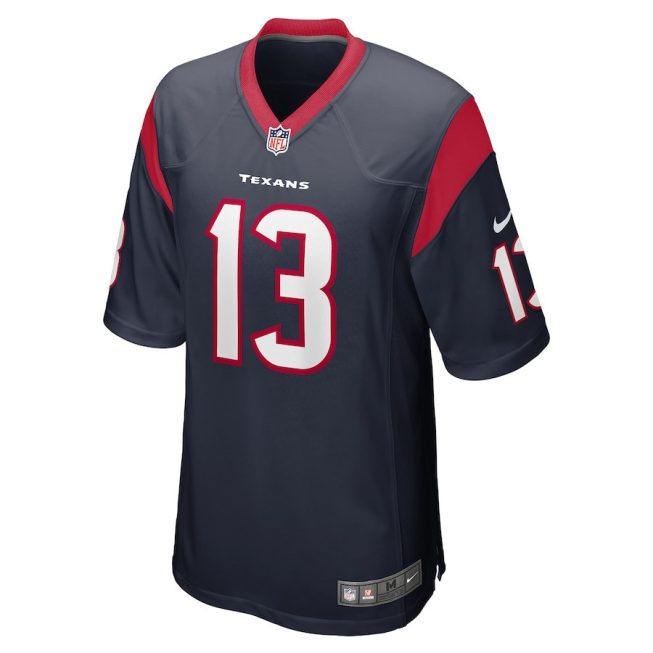 Jason Verrett 13 Houston Texans Game Men Jersey - Navy - Image 2