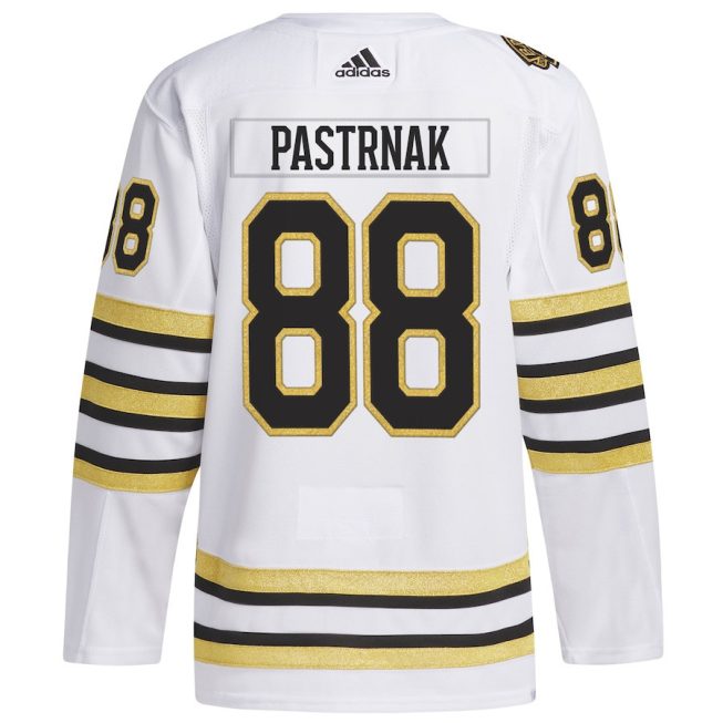 David Pastrnak 88 Boston Bruins Primegreen Men Jersey - White - Image 3