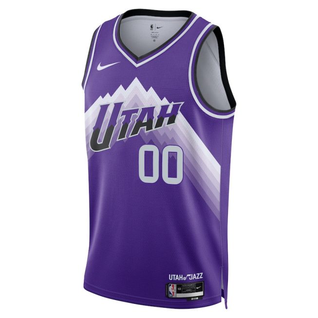 Utah Jazz 2023/24 City Edition Swingman Custom Jersey - Purple - Image 2