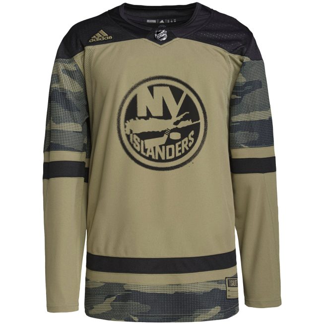 New York Islanders Military Appreciation Team Authentic Practice Jersey - Camo - Image 2