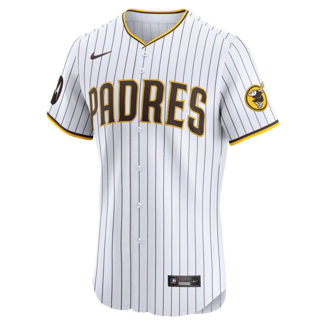 Tony Fern¨¢ndez San Diego Padres Home Elite Player Jersey - White - Image 2