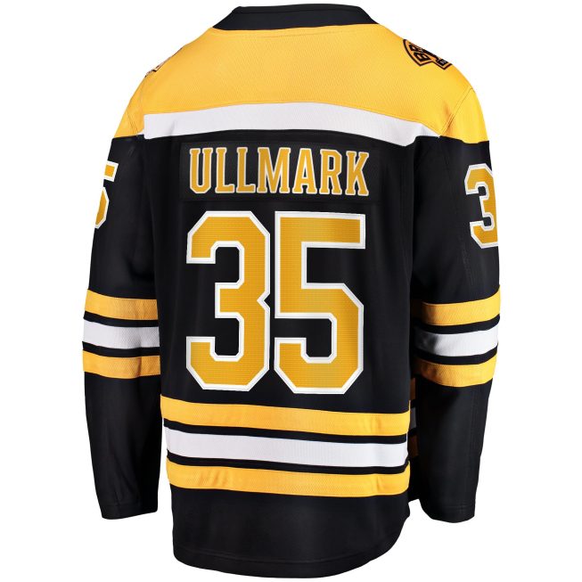 Linus Ullmark Boston Bruins Fanatics Home Breakaway Player Jersey - Black - Image 3