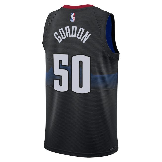 Aaron Gordon 50 Denver Nuggets 2023/24 City Edition Swingman Jersey - Black - Image 3