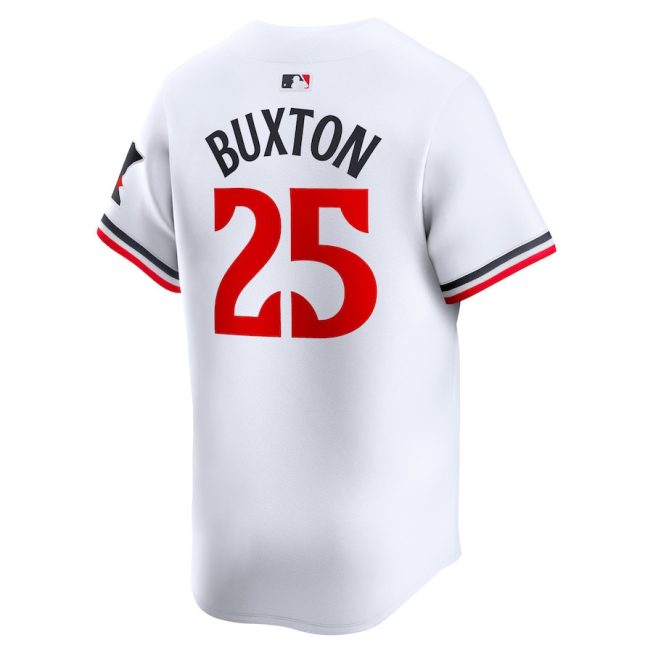 Byron Buxton 25 Minnesota Twins Home Limited Player Men Jersey - White - Image 3