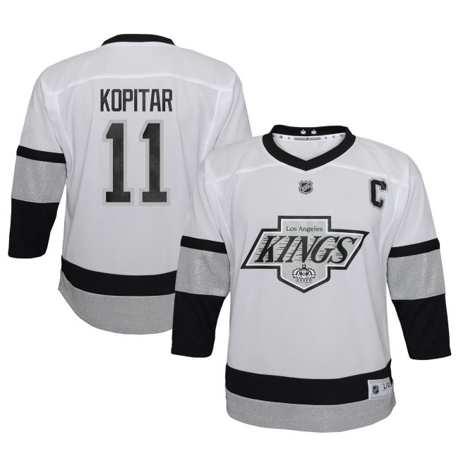 Anze Kopitar Los Angeles Kings Toddler 2021/22 Alternate Replica Player Jersey - White