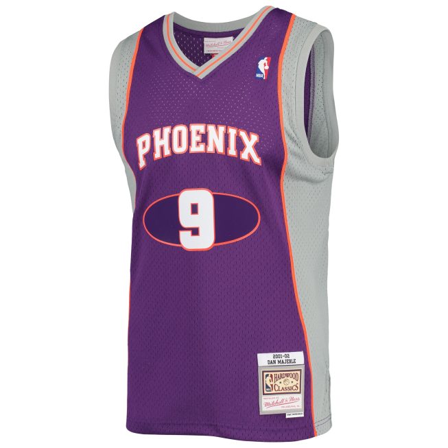 Dan Majerle Phoenix Suns Mitchell & Ness 2001/02 Hardwood Classics Swingman Jersey - Purple - Image 2