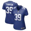 Trenton Thompson New York Giants Women's Game Player Jersey - Royal