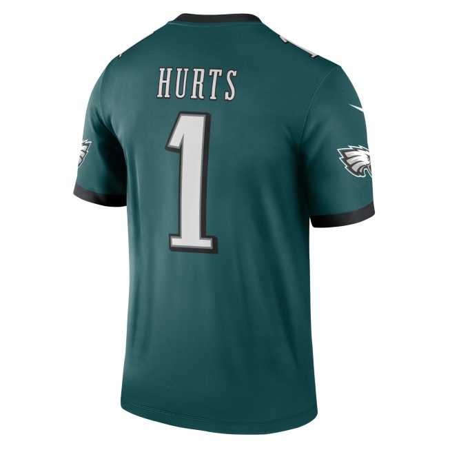 Jalen Hurts Philadelphia Eagles Legend Jersey - Midnight Green - Image 3