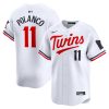 Jorge Polanco 11 Minnesota Twins Home Limited Player Men Jersey - White