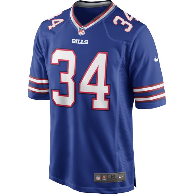 Thurman Thomas Buffalo Bills Game Retired Player Jersey - Royal - Image 2