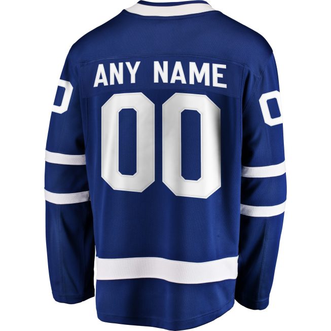 Toronto Maple Leafs Fanatics Home Breakaway Custom Jersey - Blue - Image 3