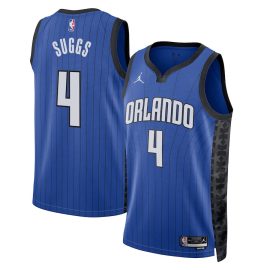 Jalen Suggs 4 Orlando Magic Unisex Swingman Jersey - Statement Edition - Royal