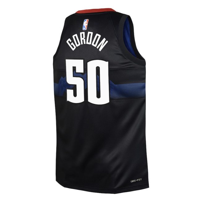 Aaron Gordon 50 Denver Nuggets 2023/24 City Edition Swingman YOUTH Jersey - Black - Image 3