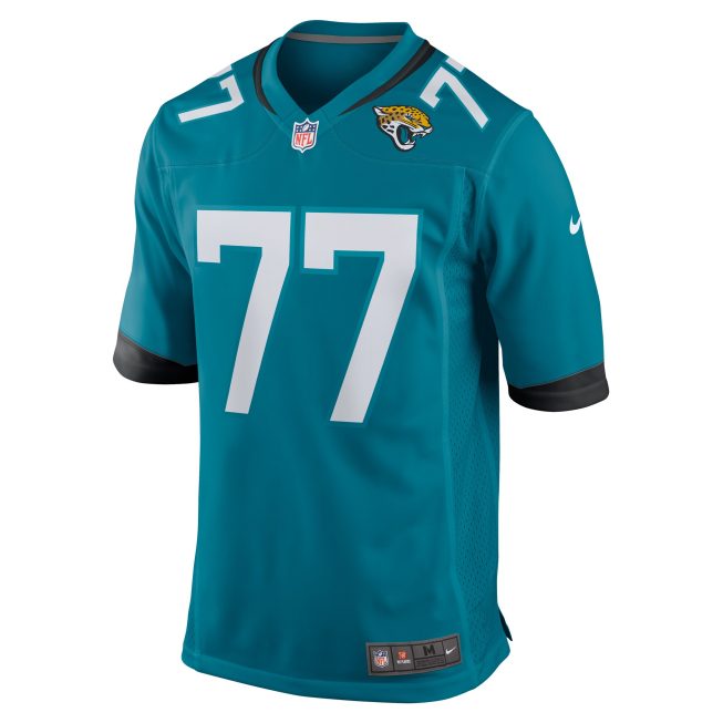Anton Harrison Jacksonville Jaguars 2023 Draft First Round Pick Game Jersey - Teal - Image 2