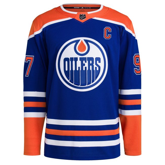 Connor McDavid Edmonton Oilers Home Primegreen Authentic Player Jersey - Royal - Image 2