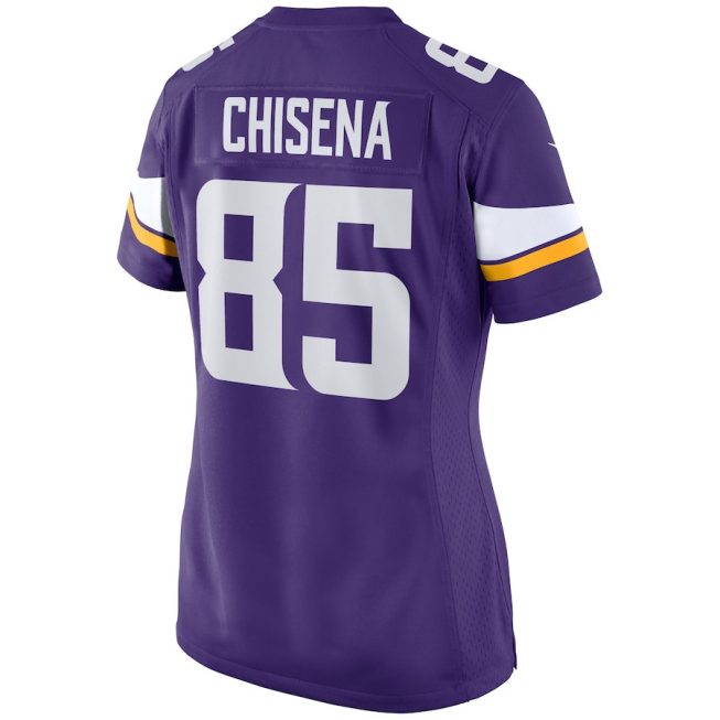 Dan Chisena 85 Minnesota Vikings Women Game Jersey - Purple - Image 3