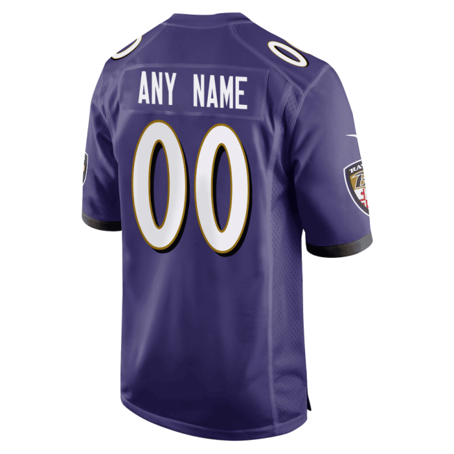 Baltimore Ravens vs. San Francisco 49ers Super Bowl LVIII Matchup Game Custom Men Jersey - Purple - Image 3