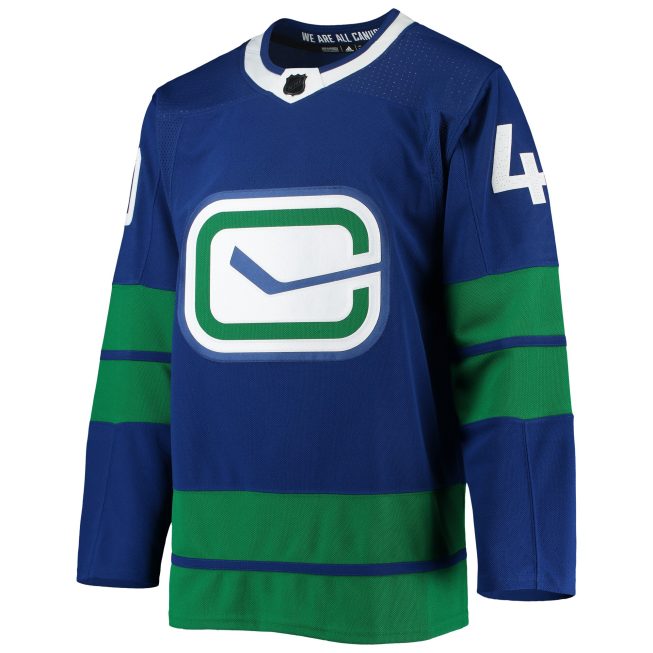 Elias Pettersson Vancouver Canucks 2020/21 Authentic Alternate Player Jersey - Blue - Image 2