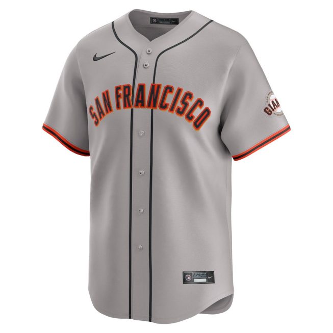 Blake Snell 7 San Francisco Giants Away Limited Men Jersey - Gray - Image 2
