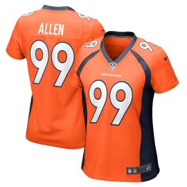 Zach Allen 99 Denver Broncos Women Game Jersey - Orange