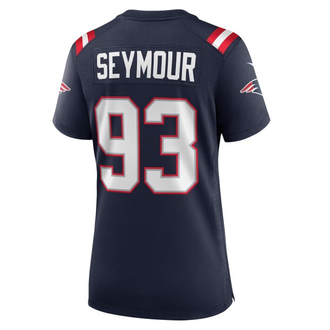 Richard Seymour New England Patriots Women's Retired Player Game Jersey - Navy - Image 3