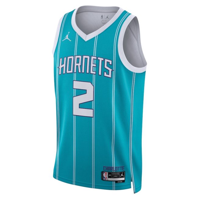 James Bouknight 2 Charlotte Hornets Unisex Swingman Jersey - Icon Edition - Teal - Image 2
