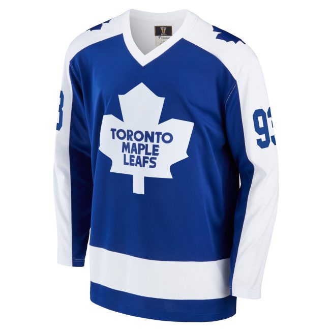 Doug Gilmour Toronto Maple Leafs Fanatics Breakaway Retired Player Jersey - Blue - Image 2