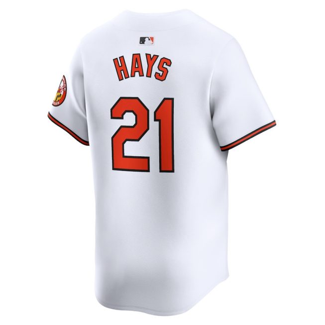 Austin Hays 21 Baltimore Orioles Home Limited Player Men Jersey - White - Image 3
