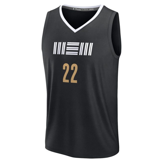 Desmond Bane Memphis Grizzlies Fanatics Fast Break Jersey - Black - City Edition - Image 2