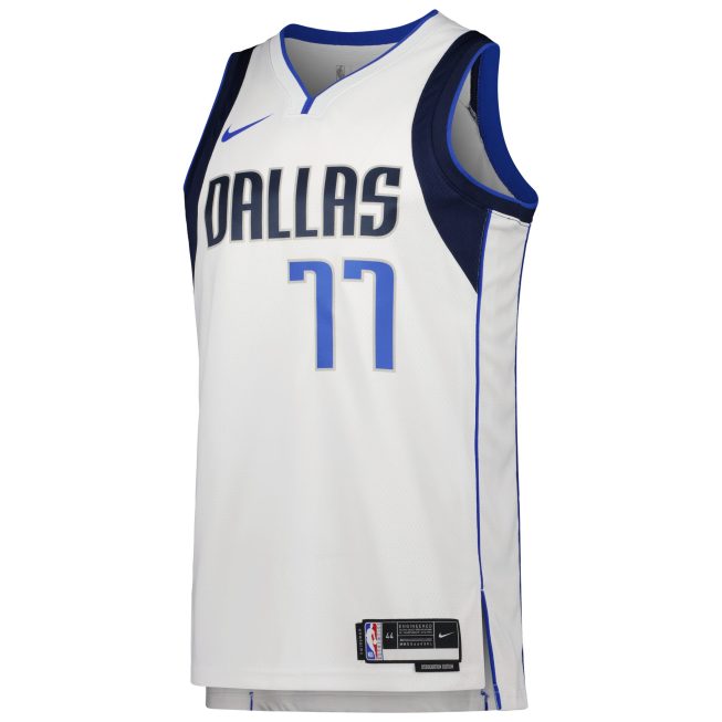 Luka Doncic Dallas Mavericks Unisex Swingman Jersey - Association Edition - White - Image 2