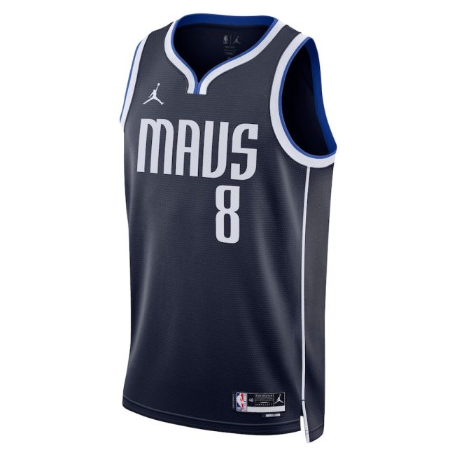 Josh Green 8 Dallas Mavericks Unisex Swingman Jersey - Statement Edition - Navy - Image 2