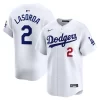 Tommy Lasorda 2 Los Angeles Dodgers Home Limited Player Men Jersey - White