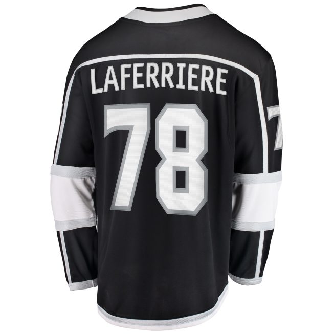Alex Laferriere Los Angeles Kings Fanatics Home Premier Breakaway Player Jersey - Black - Image 3