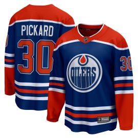 Calvin Pickard Edmonton Oilers Fanatics Home Premier Breakaway Player Jersey - Royal