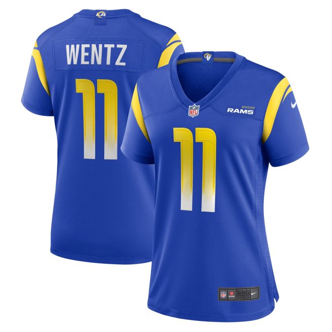 Carson Wentz Los Angeles Rams Women's Team Game Jersey - Royal