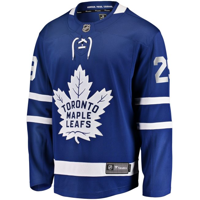 Pontus Holmberg Toronto Maple Leafs Fanatics Home Premier Breakaway Player Jersey - Blue - Image 2